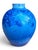 Vase in Glazed Porcelain with Blue Crystallizations by Patrice Lusardi, 1980s For Sale - Image 3 of 15