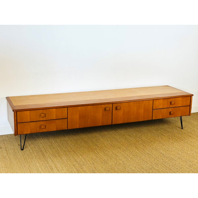 Mid-Century Modern Scandinavian Teak Sideboard, 1960s For Sale - Image 3 of 18