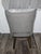 Beautiful set of four Four Hands upholstered dining chairs featuring elegant curved backs, decorative silver nailhead...