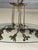 Glass and Brass Chandelier attributed to Pietro Chiesa for Fontana Arte, 1940s For Sale - Image 11 of 18
