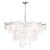 Glass Regina Andrew Echo Glass Chandelier, Polished Nickel For Sale - Image 7 of 7