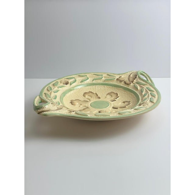 An English Art Deco ceramic bowl by Burgess & Leigh, crafted circa 1930s for the renowned Burleigh Ware line. This...