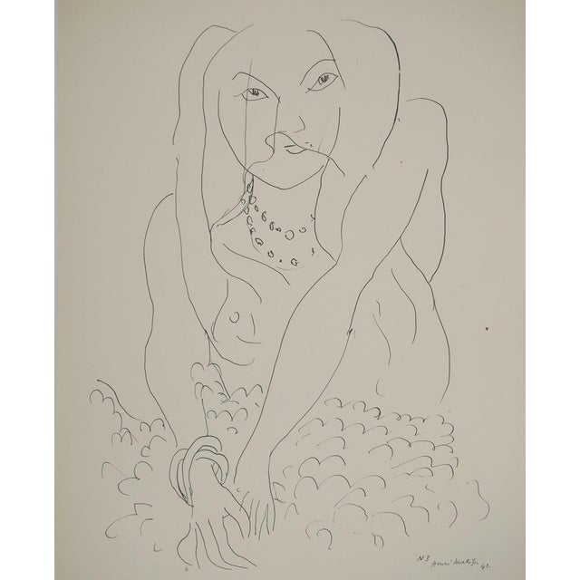 Henri Matisse (1869-1954) (after) Bride and Her Petticoat Lithograph after a drawing by the artist Signed in the plate On...