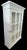 Vintage Large 9 Glass Panel Wood Wall Storage Medicine Bathroom Cabinet For Sale In West Palm - Image 6 of 9