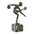 Andre Derenne / Marcel Bouraine, Art Deco Sculpture of Pagan Dance, 1930, Metal on Marble Base For Sale - Image 6 of 9