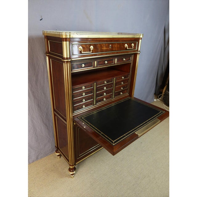 Louis XVI Mahogany Secretary For Sale - Image 5 of 15
