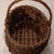 Mid 20th Century Vintage Hand Woven Wicker Bird's Nest Twigs Oval Basket For Sale - Image 10 of 10