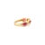 Metal Diamond Ruby Marquise Cut 14k Gold Wedding Band Size 6 For Sale - Image 7 of 15