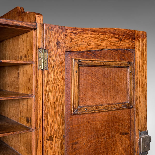 Antique Estate Gamekeeper's Cabinet, Scottish, Oak, Clerk's Cupboard, Victorian For Sale - Image 10 of 12
