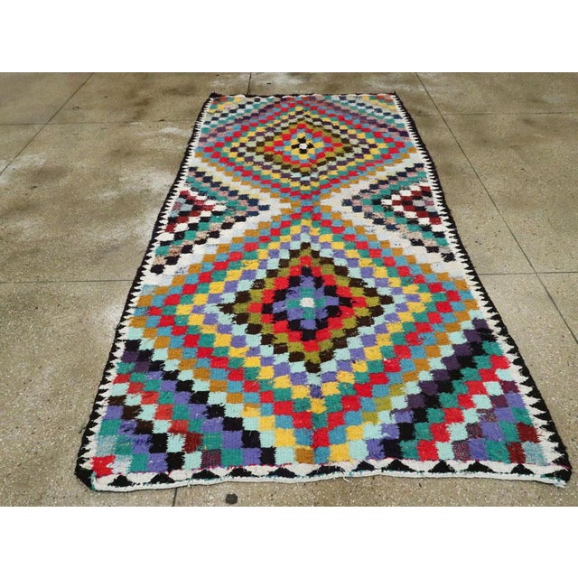 Mid 20th Century Galerie Shabab Collection Mid-20th Century Persian Flatweave Kilim Rug For Sale - Image 5 of 10