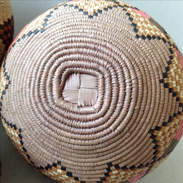 African Zulu Tribe Wedding Baskets Set of 3 Chairish