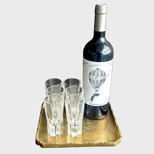 1960s Italian Shot/Vodka Glasses Designed by Carlo Moretti for Vetretria Borgonovo, Set of 6 For Sale - Image 10 of 12