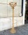 Tan Italian Coat Stand in Wicker and Curved Wood, 1980s For Sale - Image 8 of 12