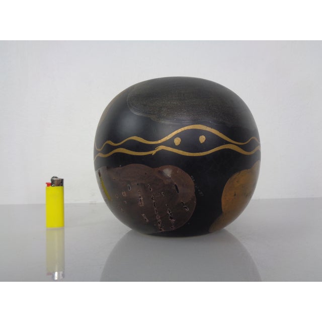 Ceramic Studio Ceramic Ball Vase, Germany, 1970s For Sale - Image 7 of 18