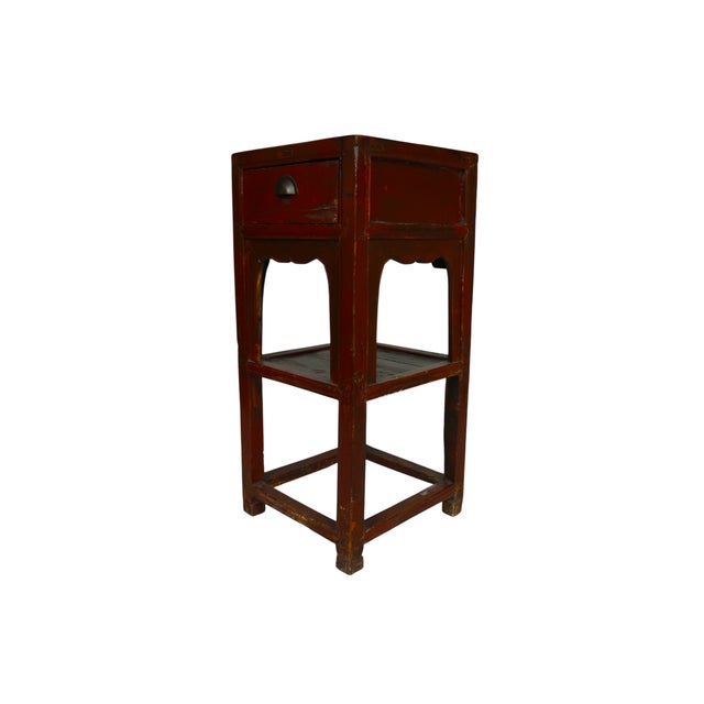 Antique Ming Style Tea Table For Sale - Image 4 of 11
