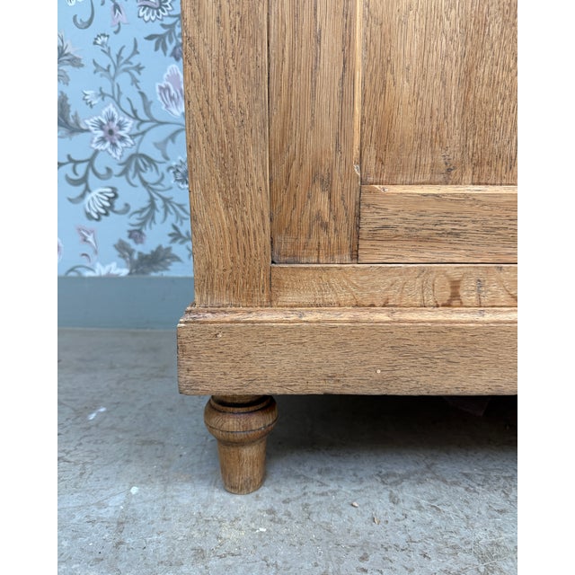 Antique Two-Piece Cupboard in Oak, 1890s For Sale - Image 8 of 12