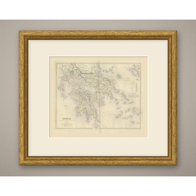 This is an original antique engraved map, colored by hand, from fullarton's companion atlas to the gazetteer of the world....