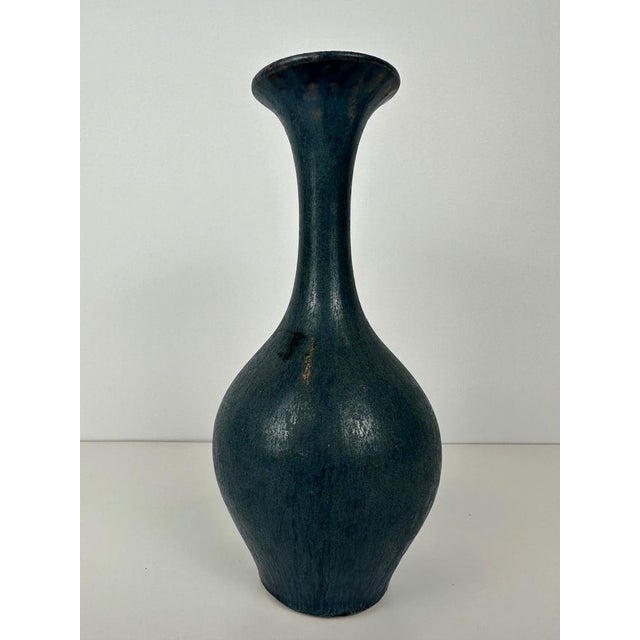 Blue Small Porcelain Vase from Hein Severijns, 1981 For Sale - Image 8 of 8