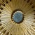 Large Gilded Triple Layered Sunburst Mirror, Spain, 1950s For Sale - Image 6 of 13