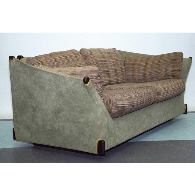 Mid-Century Modern Italian Violoncello Love Seat by Piero De Martini for Cassina, Italy, 1970s For Sale - Image 3 of 15