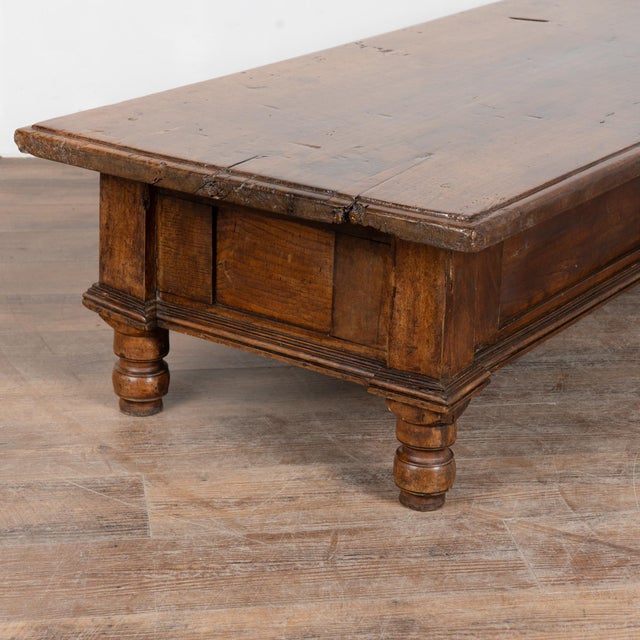 19th Century French Oak Two Drawer Coffee Table For Sale - Image 14 of 15