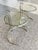 Late 20th Century Late 20th Century Eileen Gray Style Round Chrome Steel & Glass Side Tables - A Pair For Sale - Image 5 of 11