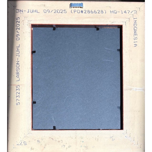 Wood Contemporary Ak Hardeman Painting Abstract Primary Colors in Gold Plein Air Frame For Sale - Image 7 of 7