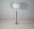 1960s Mid-Century Brass and Black Leather Floor Lamp from Falkenbergs Belysning, Sweden, 1960s For Sale - Image 5 of 18