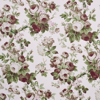 Schumacher X Vogue Living Nancy Wallpaper in Grisaille For Sale