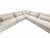 Rh Lugano Modular 5-Piece Sectional | Italy | Down-Feather | Performance Linen Weave – Sand | Customizable For Sale - Image 14 of 18