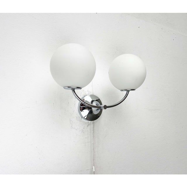 Mid-Century Modern Swiss Space Age Type 1804 Chrome Sconce by E.R. Nele for Temde, 1960s For Sale - Image 14 of 18