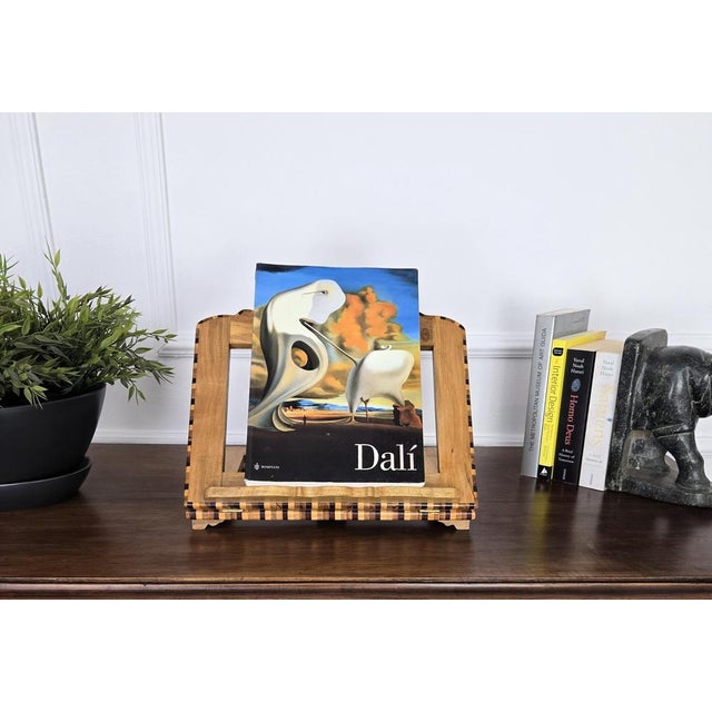 1980s Italian Carved Adjustable Book Rest For Sale - Image 5 of 11