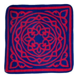 Pair Applique Throw Pillow Covers For Sale