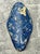 Royal Blue Vintage Italian Scagliola Pigmented Plaster Turtle Shell For Sale - Image 8 of 18