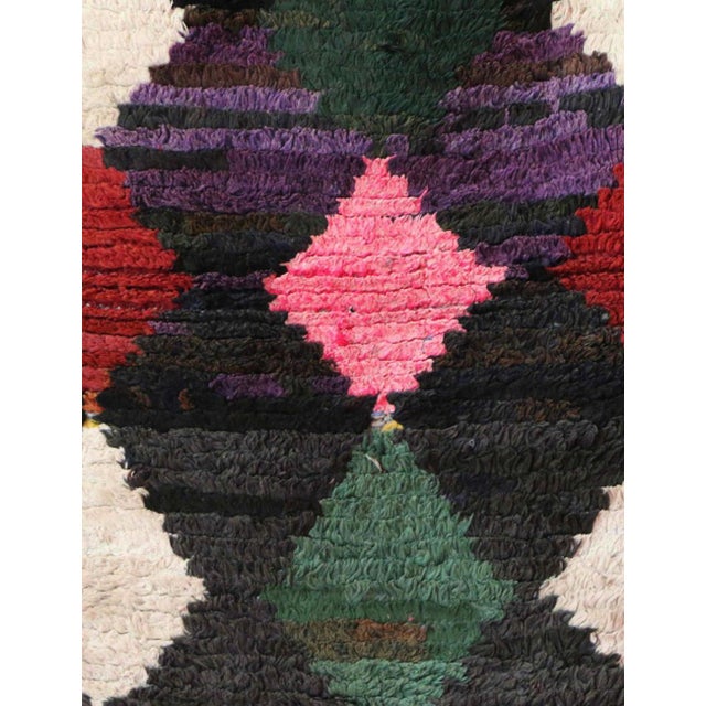 Handwoven Berber Rug - 7.1 X 2.5 Ft For Sale - Image 4 of 7