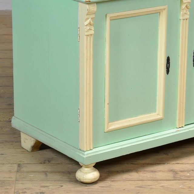 Green Pine Buffet Cabinet, 1930s For Sale - Image 8 of 17