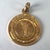 Antique French Engraved Virgin Mary 18 Karat Rose Gold Religious Medal Pendant, 1890s For Sale - Image 13 of 17