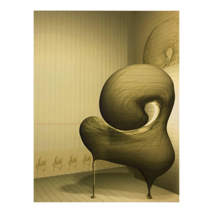 Charles Long, Digital Iris Photo Print "Fangled No-Being" Pencil Signed w Initials edition 15, 1998