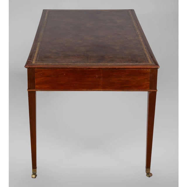 English George III Mahogany Writing Table, Circa 1830 For Sale - Image 3 of 10