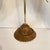 Folk Art Carved Wood Angel Wings With a Heart on Lamp Base Stand Art Made by Folk Artist For Sale - Image 3 of 8