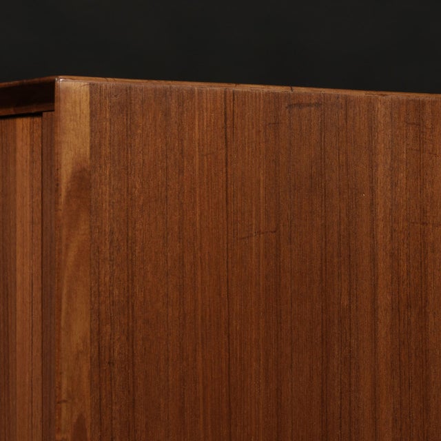 Arne Vodder for Sibast Danish Teak Tambour Door Stereo Cabinet For Sale - Image 13 of 18
