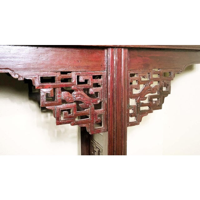 Antique Chinese Altar Table (3490), Circa 1800-1849 For Sale In Dallas - Image 6 of 11