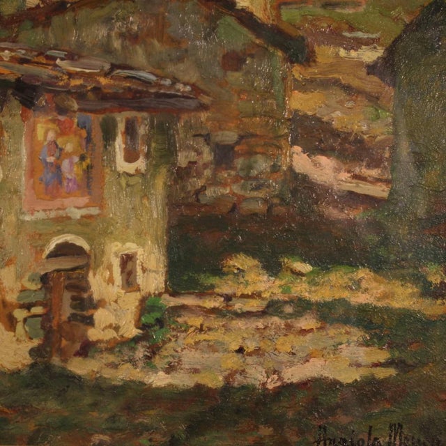 Italian Artist, Countryside Landscape, 1960, Oil on Board, Framed For Sale - Image 7 of 17