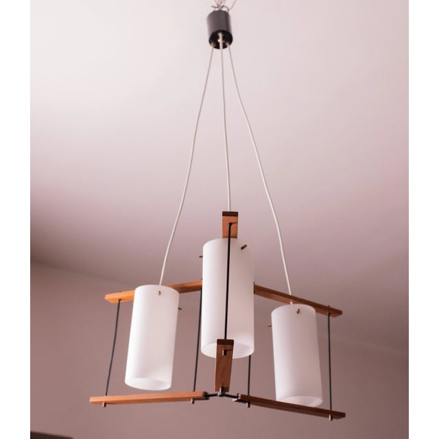 Italian Mid-Century Chandelier by Stilnovo, 1970s For Sale - Image 12 of 12