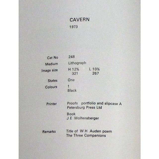Modern Henry Moore Lithograph Original "Cavern" For Sale In Atlanta - Image 6 of 13