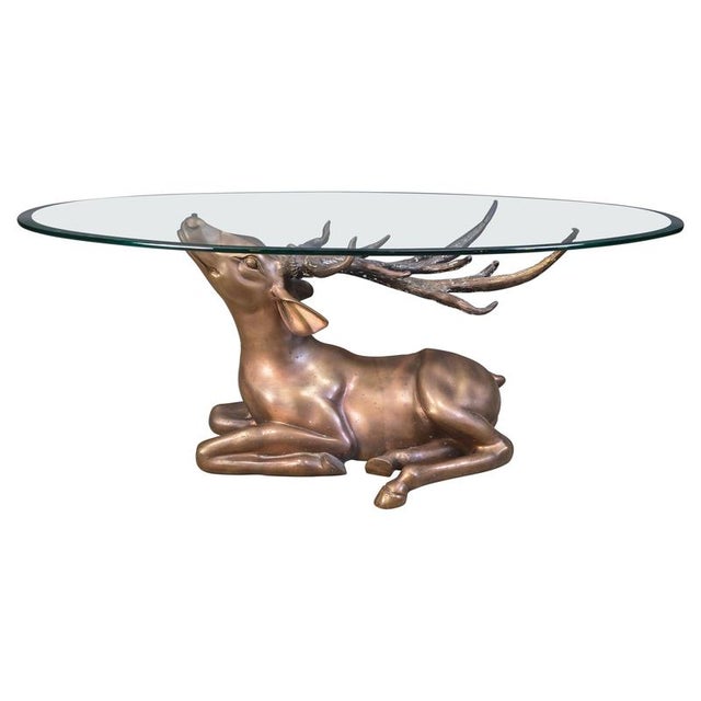 Brass Deer Coffee Table, 1970s For Sale - Image 13 of 13
