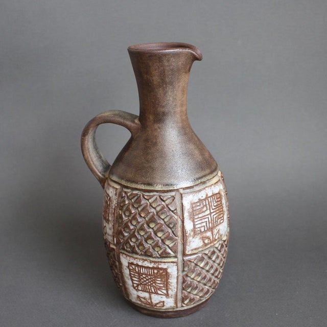 Vintage French Ceramic Pitcher by Alexandre Kostanda, 1960s For Sale - Image 15 of 15
