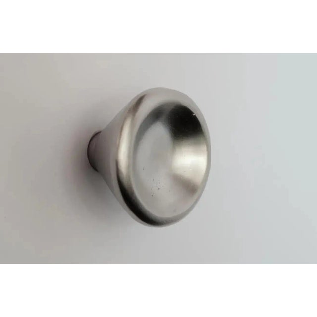 Mid-Century Modern Carl Auböck Model #8040-1 Knob in Nickel For Sale - Image 3 of 12