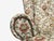 Wood Danish Cabinetmaker, Large Wingback Chair, Floral Fabric, Wood, Denmark, 1950s For Sale - Image 7 of 11