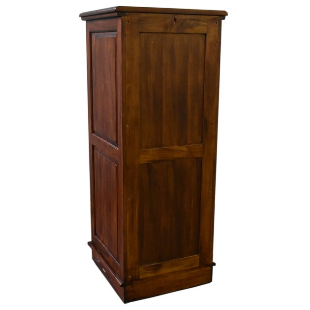 Brown Legacy 4 Drawer File Cabinet - Brown Walnut For Sale - Image 8 of 12